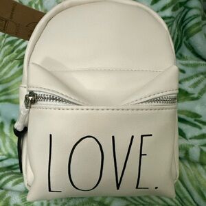 Rae Dunn LOVE Mini Backpack/Crossbody,New